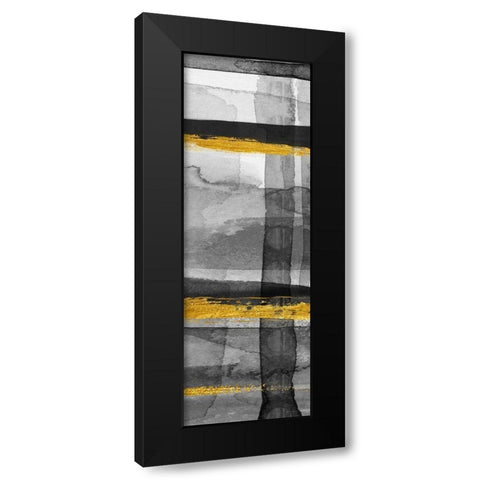 Layers of Time II Black Modern Wood Framed Art Print with Double Matting by Jill, Susan