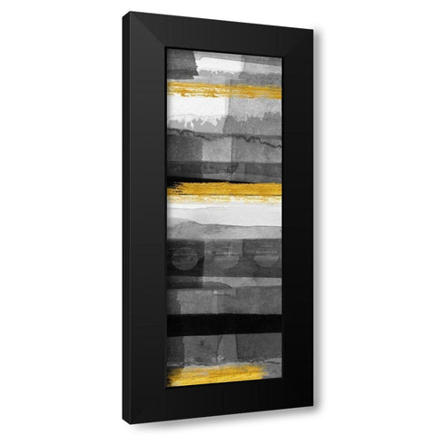 Layers of Time IV Black Modern Wood Framed Art Print by Jill, Susan