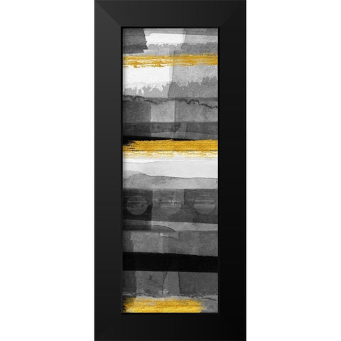 Layers of Time IV Black Modern Wood Framed Art Print by Jill, Susan