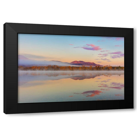 Waterton Lakes Black Modern Wood Framed Art Print by Haney, Chuck