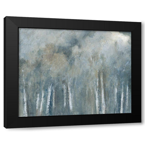 Birch Solitude Black Modern Wood Framed Art Print by Robinson, Carol