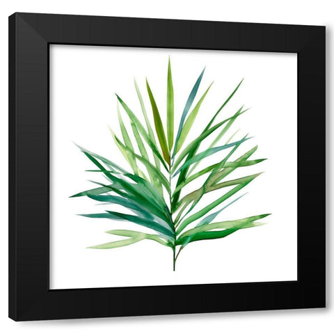 Palm Frond I Black Modern Wood Framed Art Print by Robinson, Carol