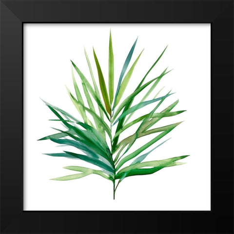 Palm Frond I Black Modern Wood Framed Art Print by Robinson, Carol