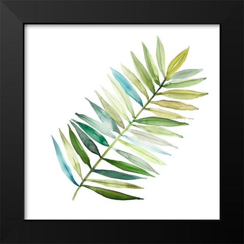 Palm Frond II Black Modern Wood Framed Art Print by Robinson, Carol