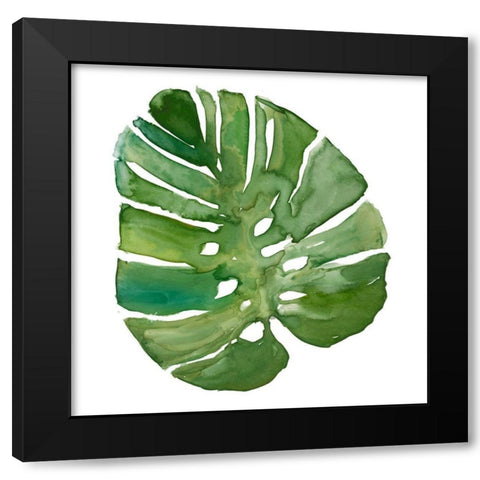 Tropical Frond III Black Modern Wood Framed Art Print by Robinson, Carol