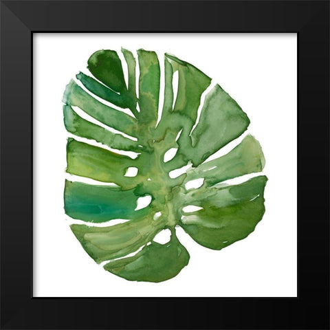 Tropical Frond III Black Modern Wood Framed Art Print by Robinson, Carol