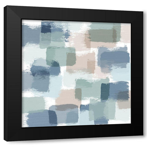 Distant Tides Black Modern Wood Framed Art Print by Carpentieri, Natalie
