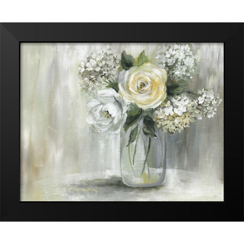 Summer Nuance II Black Modern Wood Framed Art Print by Nan