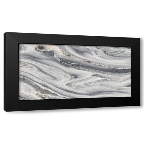 Amalfi Black Modern Wood Framed Art Print with Double Matting by Jill, Susan