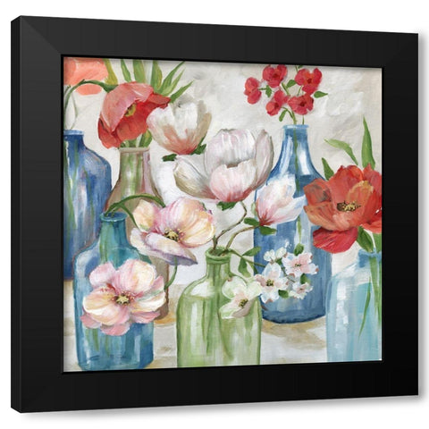 Vintage Fresh Black Modern Wood Framed Art Print with Double Matting by Nan