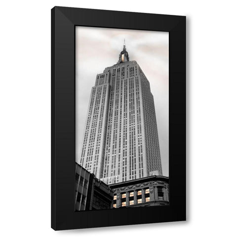 Empire State Black Modern Wood Framed Art Print by Jill, Susan