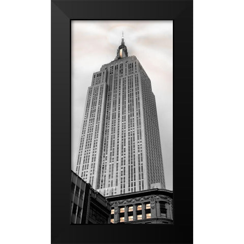 Empire State Black Modern Wood Framed Art Print by Jill, Susan