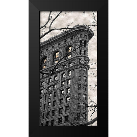 Flatiron Building Black Modern Wood Framed Art Print by Jill, Susan