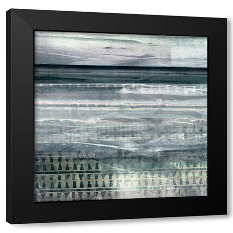 By The Bay II Black Modern Wood Framed Art Print by Jill, Susan