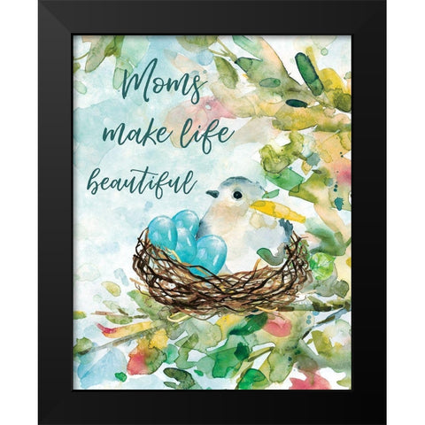 Mothers Nest II Black Modern Wood Framed Art Print by Robinson, Carol