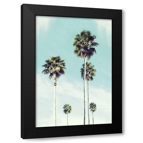 Vintage Palm Black Modern Wood Framed Art Print with Double Matting by Carpentieri, Natalie