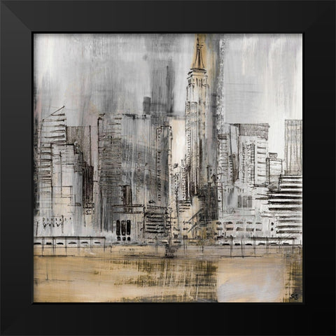 Empire Twilight Black Modern Wood Framed Art Print by Jill, Susan