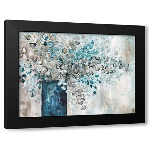 Eucalyptus Black Modern Wood Framed Art Print by Craven, Katrina