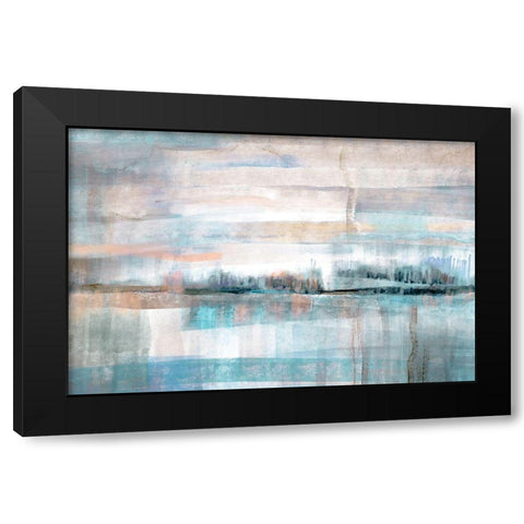 Pastel Valley Black Modern Wood Framed Art Print with Double Matting by Nan