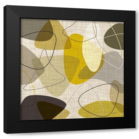 Sandstone I Black Modern Wood Framed Art Print with Double Matting by Craven, Katrina