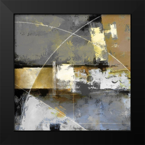 Uptown Tempo II Black Modern Wood Framed Art Print by Berman, Ken