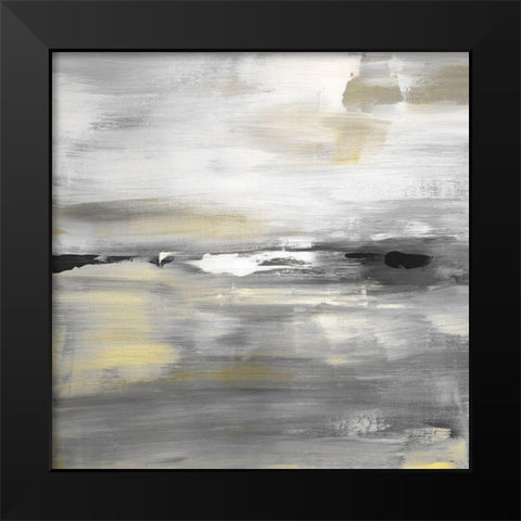 Morning Mirage Black Modern Wood Framed Art Print by Shapiro, Judith