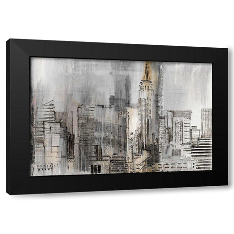 Empire Twilight Detail Black Modern Wood Framed Art Print by Jill, Susan