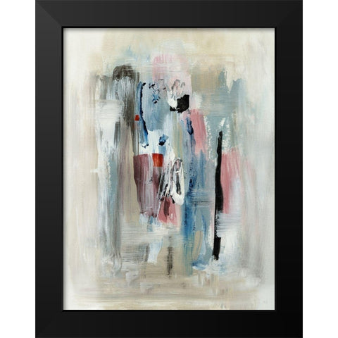 Rain Shadow II Black Modern Wood Framed Art Print by Jill, Susan