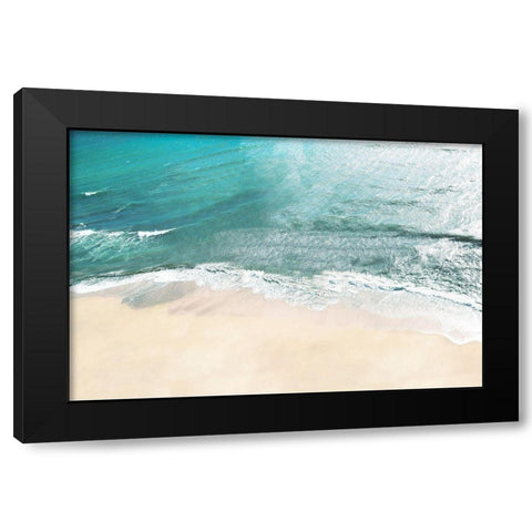Maui Tides Black Modern Wood Framed Art Print with Double Matting by Carpentieri, Natalie