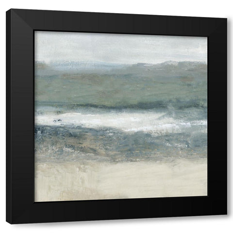 Rolling Oceanside I Black Modern Wood Framed Art Print by Robinson, Carol