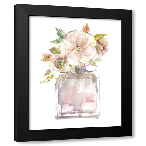 Mini Bouquet I Black Modern Wood Framed Art Print by Robinson, Carol