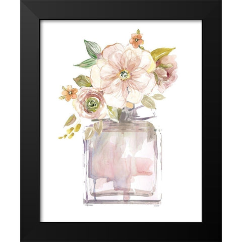 Mini Bouquet I Black Modern Wood Framed Art Print by Robinson, Carol