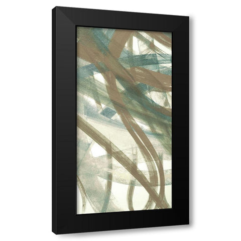 Intertwined II Black Modern Wood Framed Art Print with Double Matting by Jill, Susan