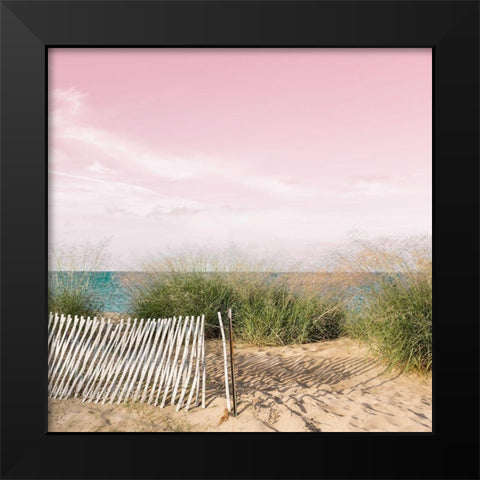 Sugar Sky Black Modern Wood Framed Art Print by Day, Richard and Susan