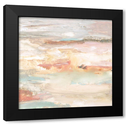 September Wind Black Modern Wood Framed Art Print by Nan