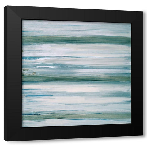 Mountain Pass Black Modern Wood Framed Art Print with Double Matting by Jill, Susan