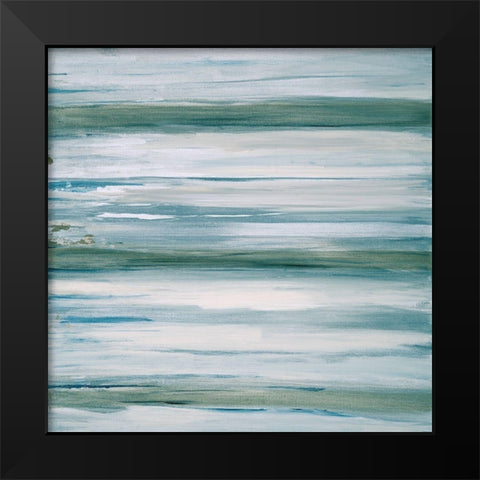 Mountain Pass Black Modern Wood Framed Art Print by Jill, Susan