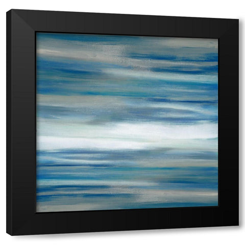 Sanibel Waters Black Modern Wood Framed Art Print with Double Matting by Shapiro, Judith