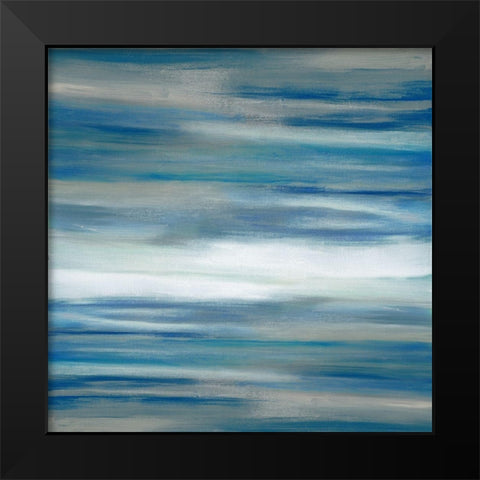 Sanibel Waters Black Modern Wood Framed Art Print by Shapiro, Judith