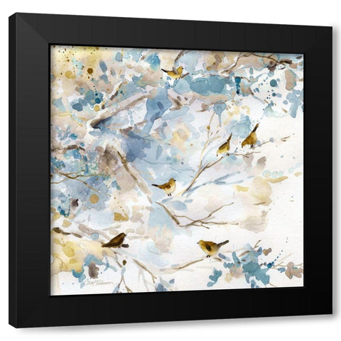 Topaz Spring I Black Modern Wood Framed Art Print by Robinson, Carol