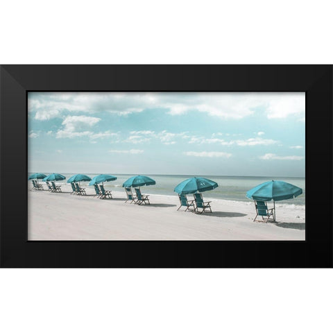 Idle Hours Black Modern Wood Framed Art Print by Crust, Charles