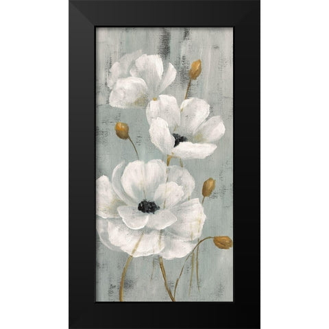 Pearl Garden I Black Modern Wood Framed Art Print by Nan