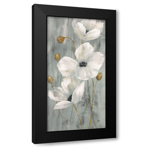 Pearl Garden II Black Modern Wood Framed Art Print with Double Matting by Nan