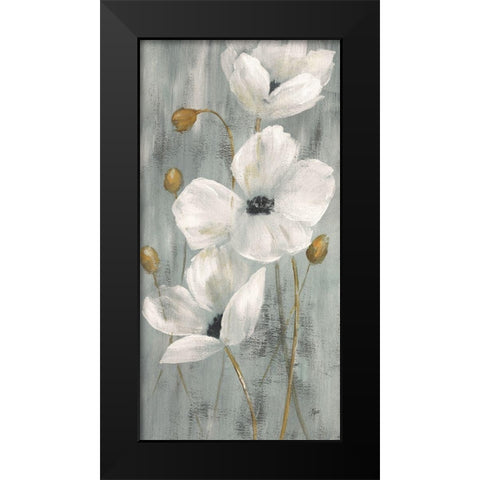 Pearl Garden II Black Modern Wood Framed Art Print by Nan