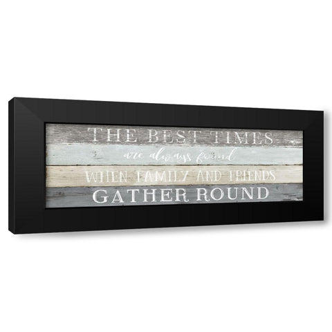 Best Times Black Modern Wood Framed Art Print by Carpentieri, Natalie