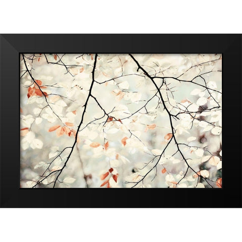 Simplicity Black Modern Wood Framed Art Print by Van de Goor, Lars