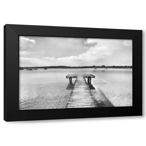 Look Inside Black Modern Wood Framed Art Print by Weisz, Irene
