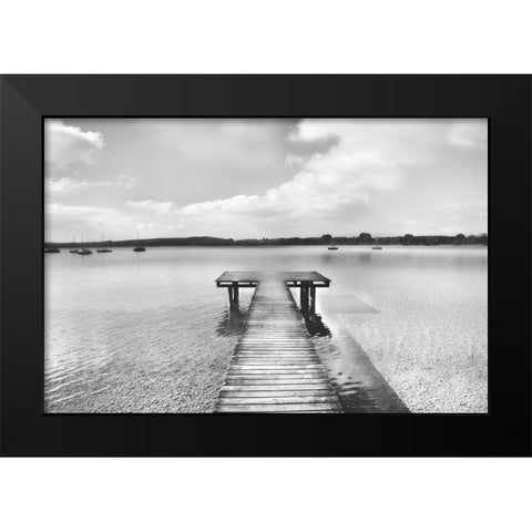 Look Inside Black Modern Wood Framed Art Print by Weisz, Irene