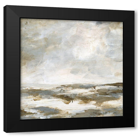 Landscape Hue Black Modern Wood Framed Art Print with Double Matting by Craven, Katrina