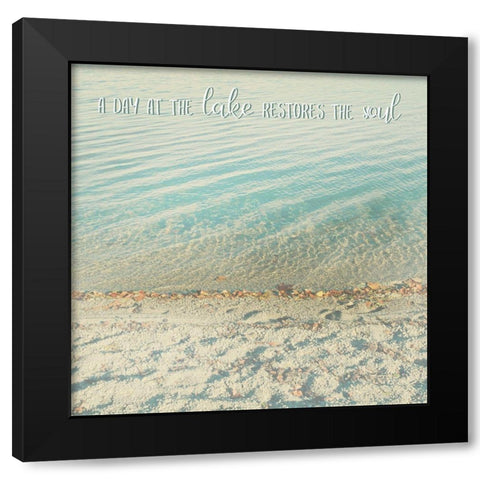 Retrobeach I Black Modern Wood Framed Art Print by Weisz, Irene
